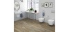 Set bagno completo bidet, vaso e sedile coprivaso RAK serie One sospeso