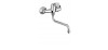 Miscelatore lavello muro canna "S" Apollo 3 PAFFONI