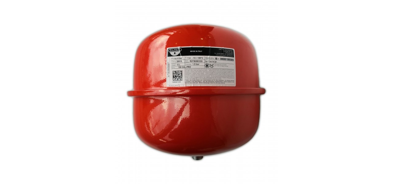Vaso espansione per riscaldamento da 12L.
