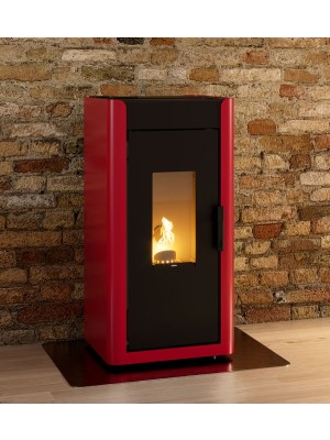 STUFA A PELLET ILDE AIR 80 ACCIAIO ROSSA ROYAL (BY PALAZZETTI)