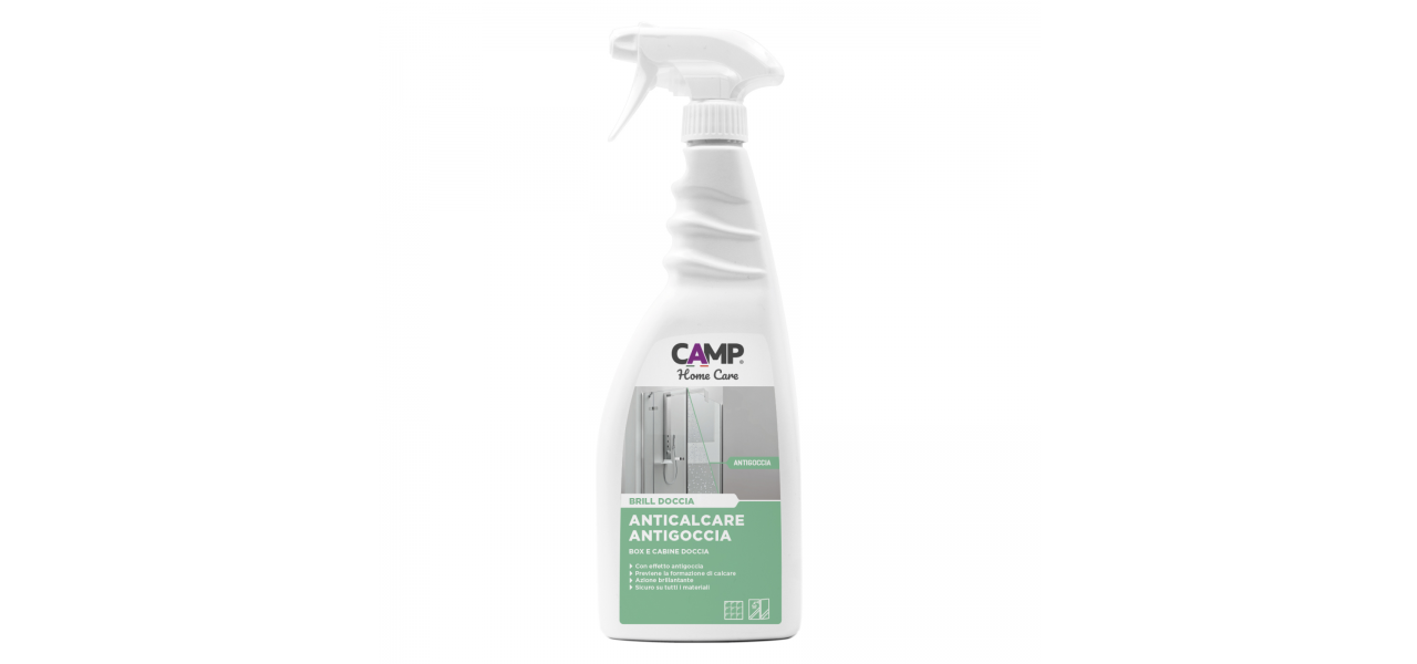 Camp Brill Doccia Detergente anticalcare protettivo antigoccia 750 ml Spray