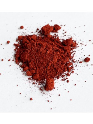 Ossido di ferro rosso scuro sintetico per colorazione cemento sacco 25 Kg